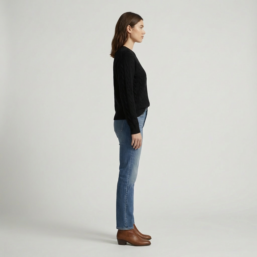 Ember Women’s Cable Knit Sweater | Long