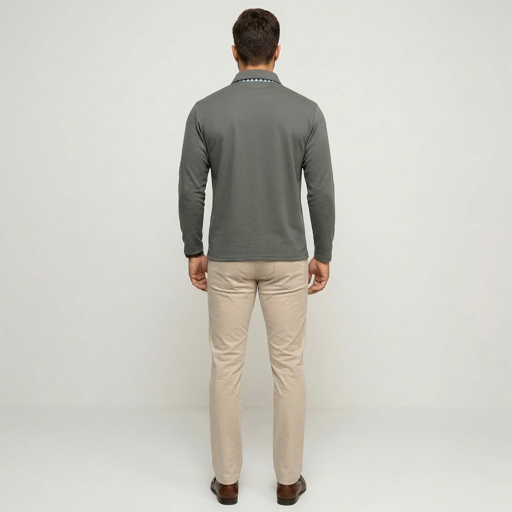 Wolf Men's Summer Polo Shirt | Long